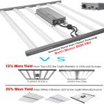Waterproof VEG 640W LED Grow Light IP65 Commercial Highest Yielding