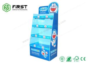 Wholesale 4 Shelves Supermarket Cardboard Floor Display Stand Folding Corrugated Paper Racks from china suppliers