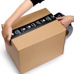 Custom Logo Brand Black Water Activated Kraft Paper Gum Packing Tape