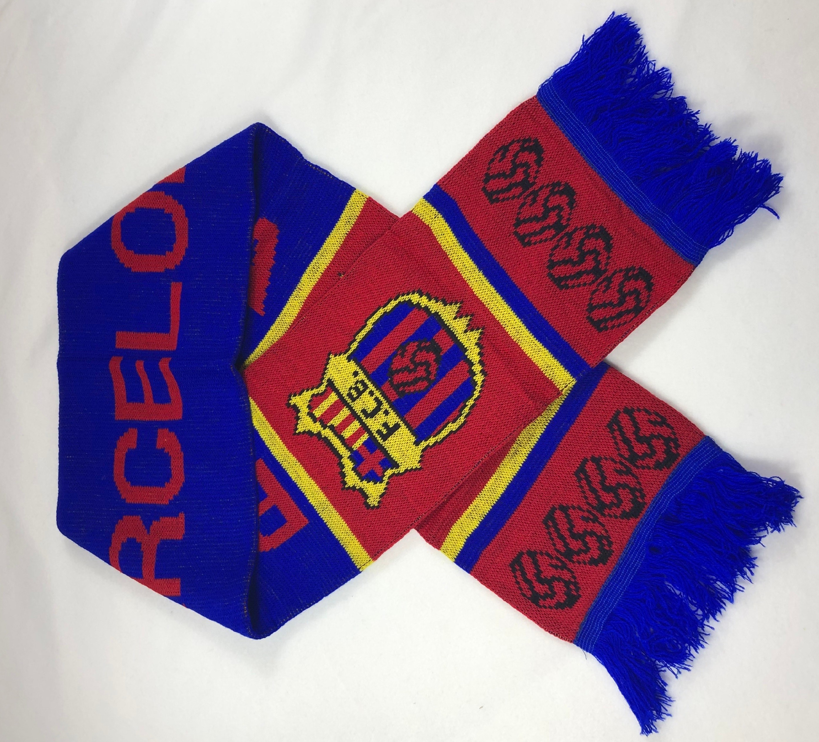 Customized Printed France Flag Scarf Plain Style polyester Material