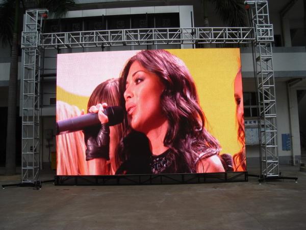 Full Color Rental Led Billboards Display , Ultra Thin , Ultra Light Eyes