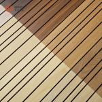 Art Design And Aesthetics Grooved Acoustic Panel For Conference Rooms