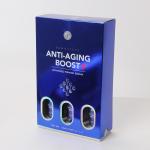 Custom Serum Paper Box For Beauty Care Products Royal Blue Paper Box