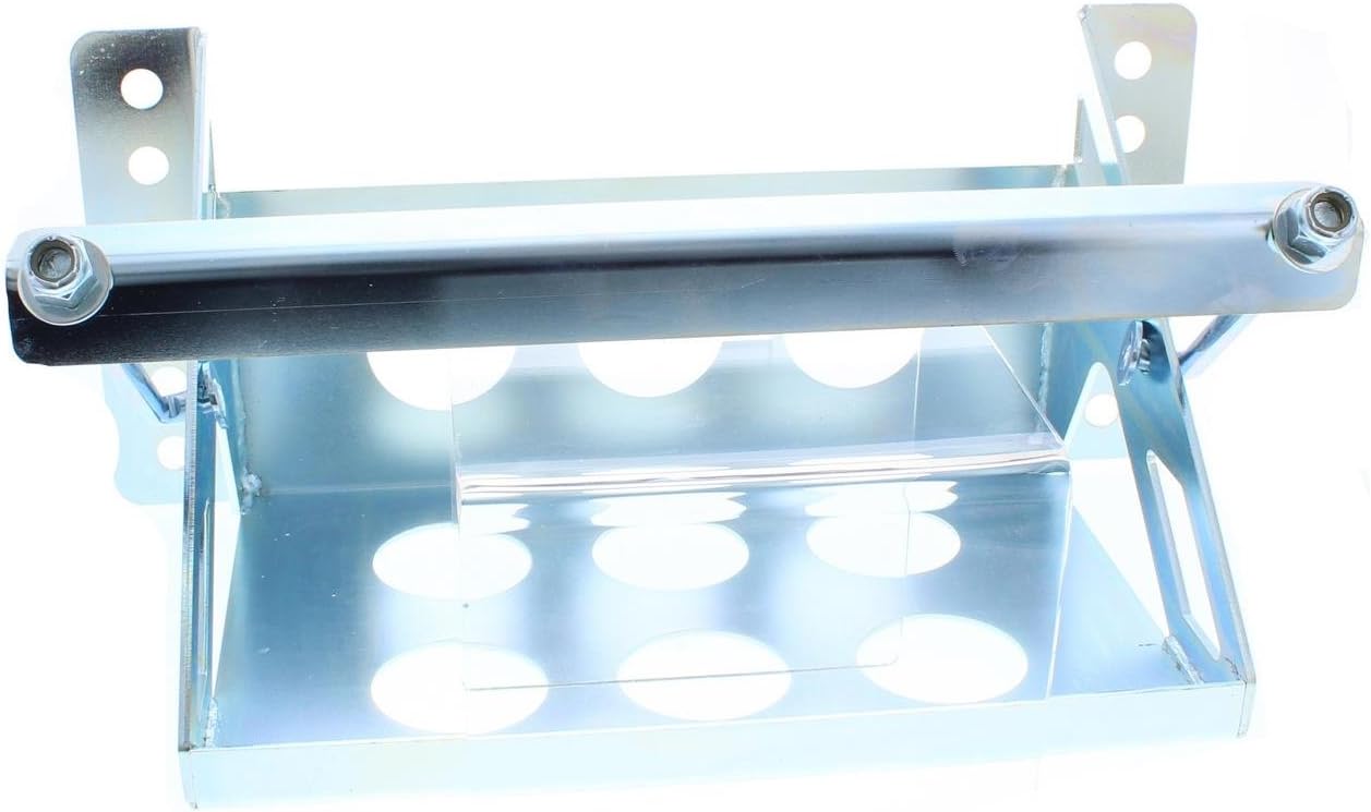 Adjustable Bolt-on Battery Box With Hardware Deep Lightweight Steel Battery Mounting Box