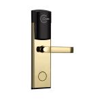 Intelligent RFID Hotel Door Locks Smart Card Golden Lock Low Battery Voltage