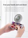 Suction Holder 800mAh Mini USB Folding Fan 3600RPM With Mobile