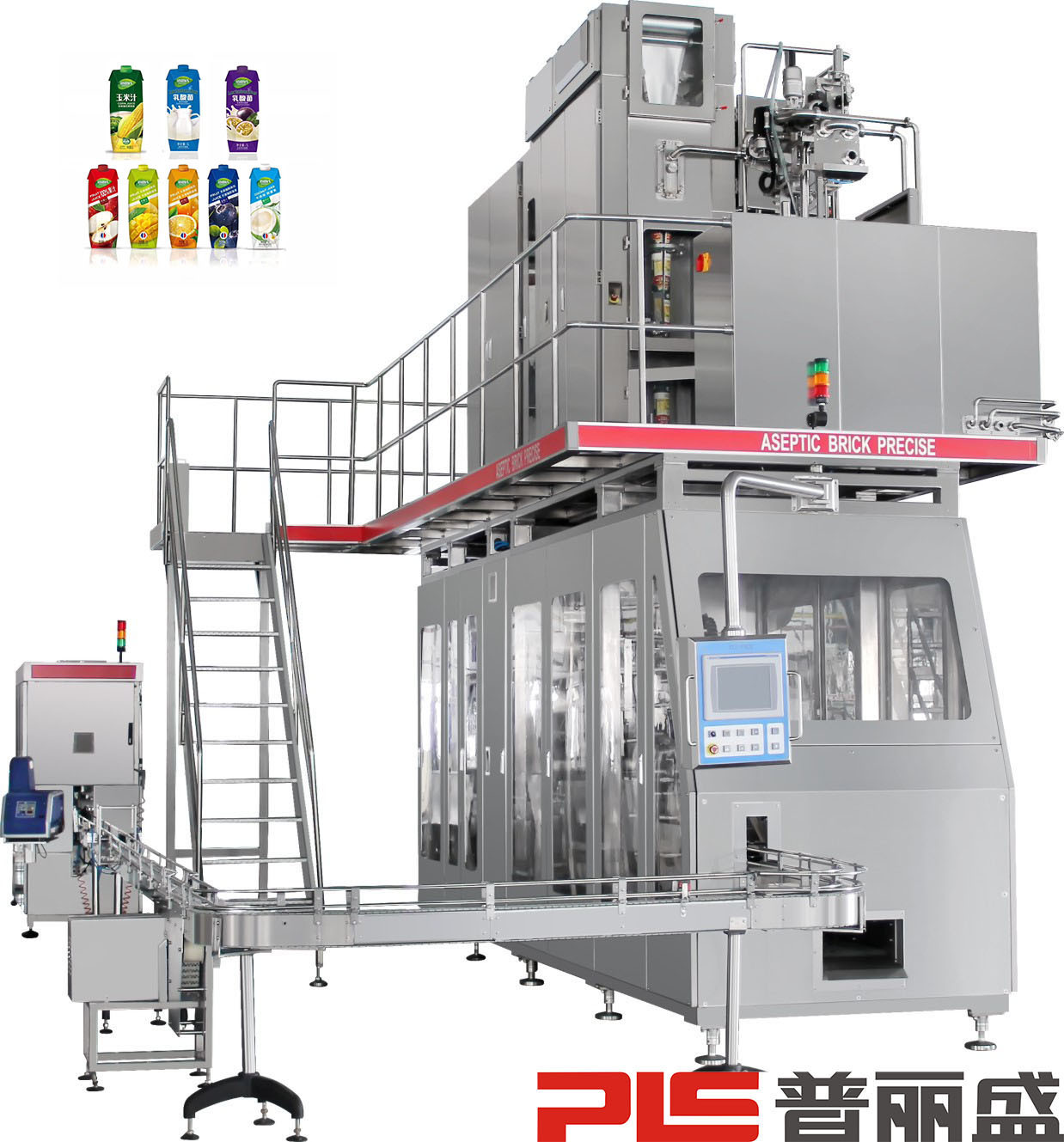 35kw 1000ml Sterile Aseptic Packaging Machine For Non Soda Drink