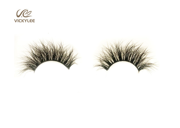 Plastic Cotton Stalk Fluffy 22mm Dramatic False Eyelashes