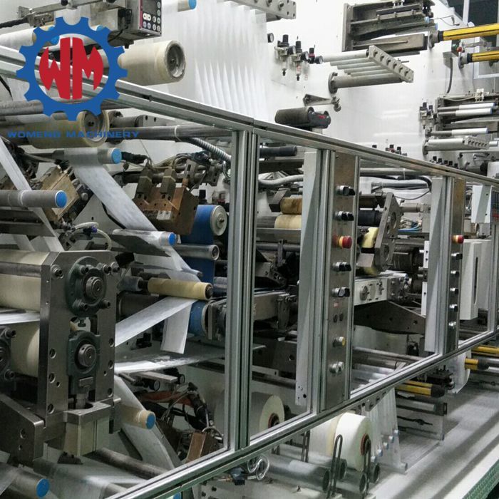 Womeng High Speed Adult Diaper Making Equipment with Packaging System