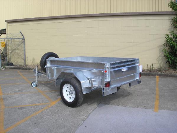 Custom 7X4 Galvanised Off Road Trailer , Off Road ATV Trailer With Heavy Duty