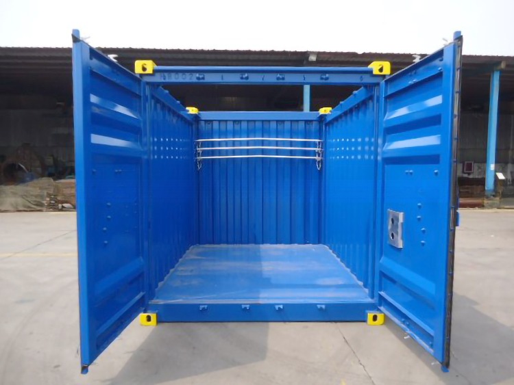10ft DNV 2.7-1 Offshore Open Top Container with Tarpaulin Cover Conforms to Offshore Oil and Gas Platform Requirements