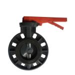 Water Media 2"-12" PVC Butterfly Valve Wafer Type for Hydraulic Ball Structure
