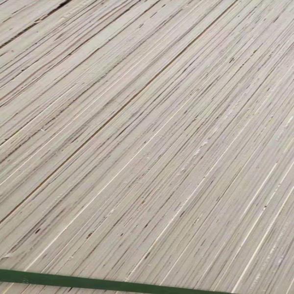 Poplar Wood Veneer Faced Commercial Grade Plywood One Time Hot Press Full Core