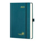 Leatherette Paper Hardcover OEM ODM A5 2023 Planner Daily Schedule Monochrome