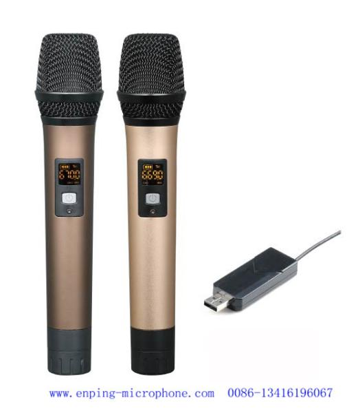 C3 / professional universal USB UHF wireless microphone with 16 selectable