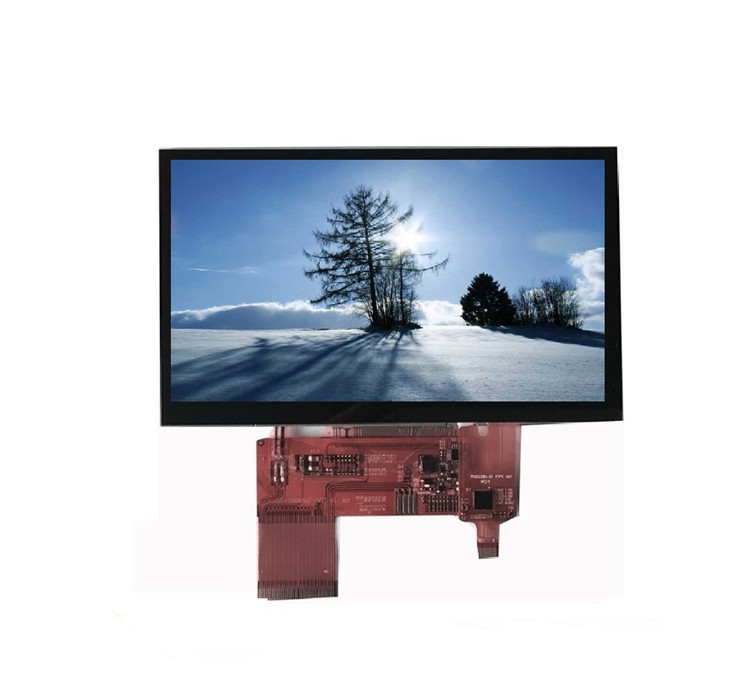TFT LCD TN Type FCC 5.0inch 800*480 High Brightness TFT Display