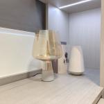 Cement Table Lamp Modern Glass Table Lamps For Living Room Bedroom Study Desk