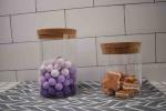 DIY Custom Natural Cork Lids Stoppers For Glass Storage Jars