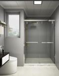 KPN2009003 1200-2000X1950mm Double Sliding Glass Shower Doors , Shower Cubicle