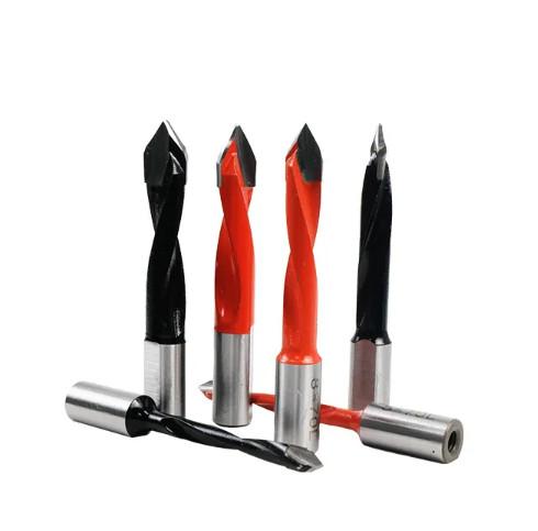5mm Solid Carbide Tungsten Tip Drill Bits Set Spiral Flute For Wood Hole