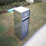 Outdoor Street Metal Steel Pet Dog Waste Bin