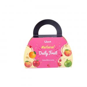 China OEM Custom Printed Apple Fruit Packaging Box Pre Folded Environmentally Friendly on sale