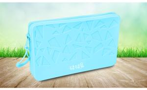 Wholesale Small Square Silicone Waterproof Organizer Cosmetic Storage Bag Large Capacity Holder Portable Cosmetic from china suppliers