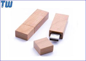 Wholesale Slim Wooden Bamboo Brick 64GB Pendrive Stick Drive Natural Product from china suppliers
