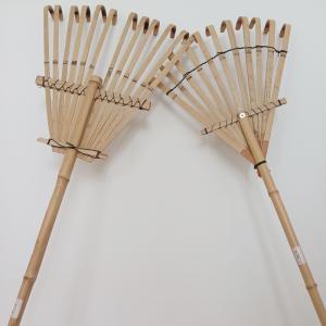 Wholesale 9 Tine 120cm Bamboo Rake Handmade Eco Friendly Garden Rakes Harrow from china suppliers
