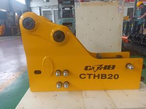 Wholesale Q345B Excavator Post Driver Yakai CTHB20 Hydraulic Pile Hammer For 1.2-3ton Excavator from china suppliers