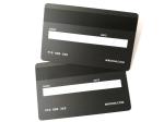 Wear - Resistant Metal Membership Card / Hico Magnetic Stripe Bank Credit