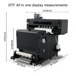 400 KG Voltage 220V/110V DTF Printer with Vertical Shaker Long Tunnel Heating
