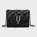 GENUINE LEATHER 2024 Crossbody Summer end Women's Bag Chain Mini Small Square