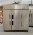 6 Door Stainless Steel Commercial Fridge Freezer 1350L 48 cu ft