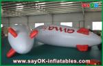 5m Floating Advertising Inflatable Balloon Helium Airplane Zeppelin For
