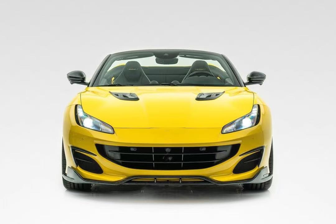 Portofino Retrofit Carbon Body Kit MSY Style Front Lip Carbon Fiber Diffuser Spoiler Side