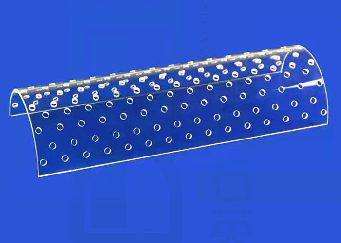 Od 300mm Quartz Glass Tube Customized For Semiconductor Field