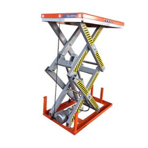 Wholesale 2t Hydraulic Scissor Lift Tables 70.08in Double Scissor Lift Tables from china suppliers