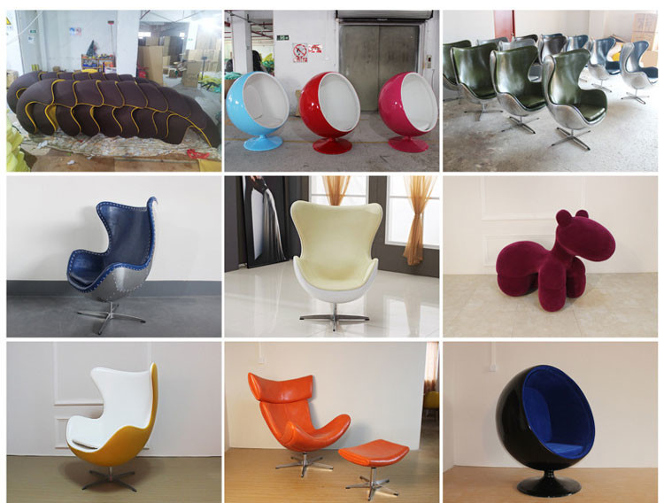 Lounge Pod Fiberglass Egg Chair Swing Indoor With Speaker Living Room 135cm