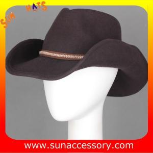 Wholesale 4940370 Sun Accessory customized winner fashion 100% wool felt cowboy hats, unisex hats and caps wholesaling from china suppliers