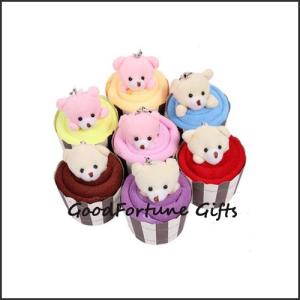 Wholesale promotional creative bear design cotton towel wedding birthday festival gift from china suppliers