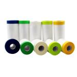 Folded Pre Taped Masking Disposable Car Paint PE Masking Film