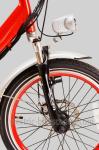Red Citizen Lightweight Electric Folding Bike 20 Inch 36V 250W V Brake