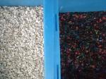 Plastic Flakes Granules Color Sorter 1200mm Belt Wideth