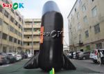 Inflatable Start Line Black PVC Tarpaulin Inflatable Entrance Arch For Park