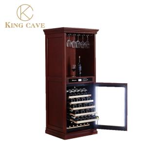 Wholesale Hotel Restaurant Wine Liquor Display Bar Fridge Remote Control LED Kitchen Wine Cooler from china suppliers