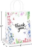 Candle Custom Wedding Thank You Kraft Paper Gift Bags With Twist Handle