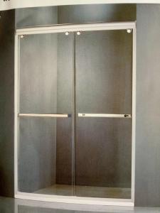 Wholesale Custom Aluminium Shower Door Double Rail Sliding Door Temper Glass 8mm,10mm from china suppliers