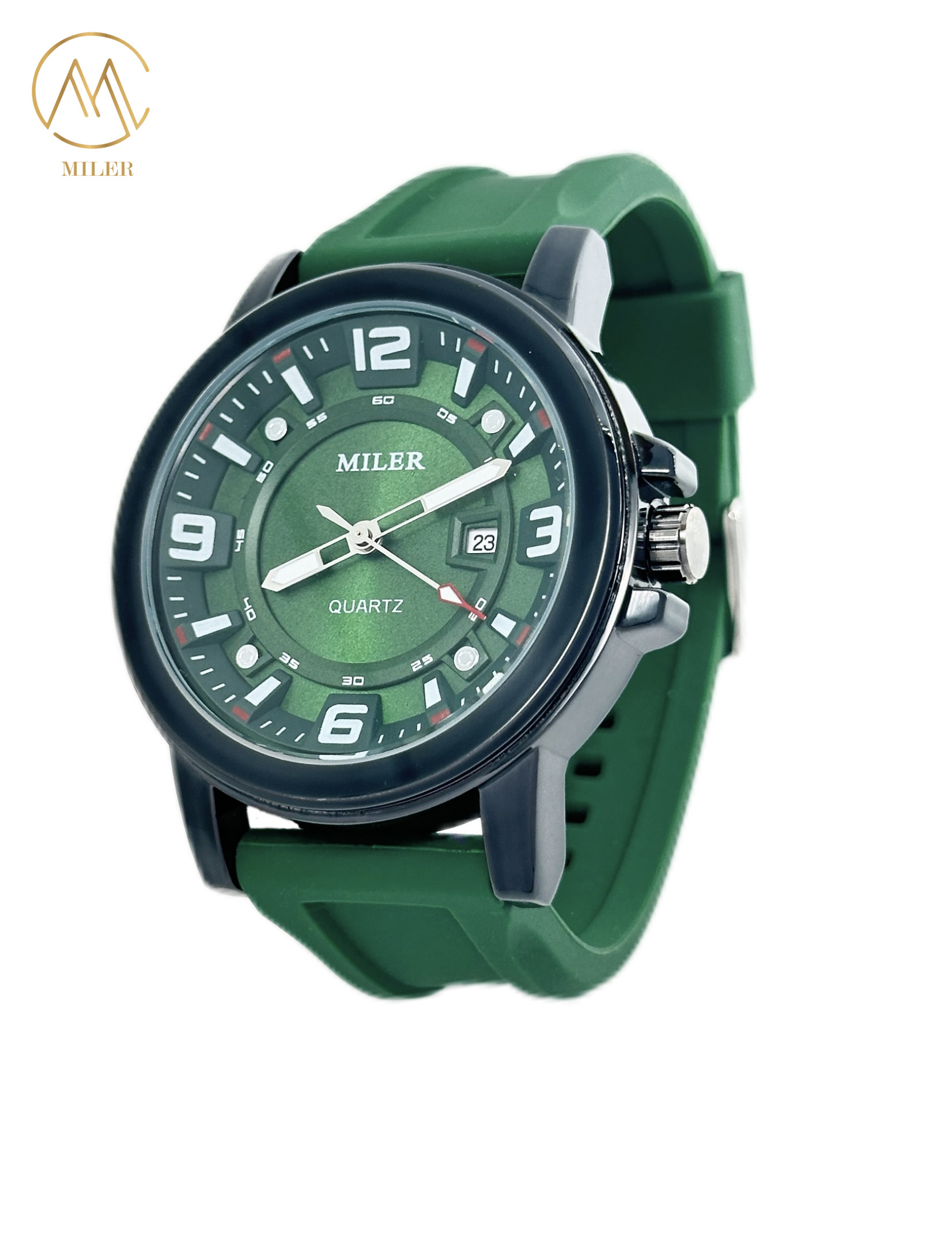 Fashion Casual Silicone Strap Waterproof Luminous Date Display Quartz Watches