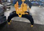 Excavator Hydraulic Log Rotary Grab Double Cylinder Excavator Wood Grapple